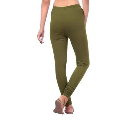 MADONA  Full Lenth Western Wear Leggins (Solid) Green Pack of 1