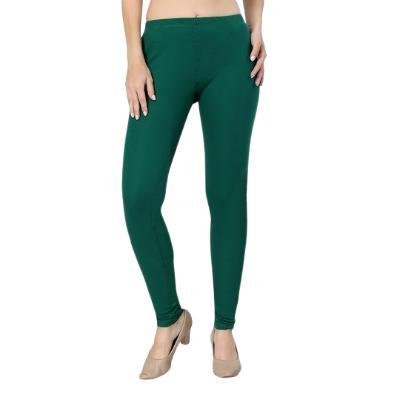 MADONA Full Lenth Western Wear Leggins (Solid) Black & Green Pack of 2