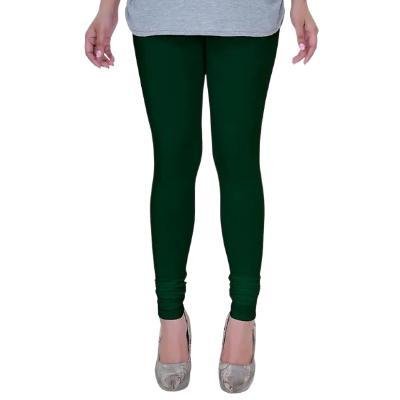 MADONA  Full Lenth Western Wear Leggins (Solid) Green Pack of 1