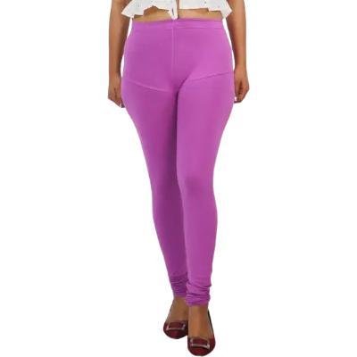 MADONA  Full Lenth Western Wear Leggins (Solid) Onion Pink Pack of 1