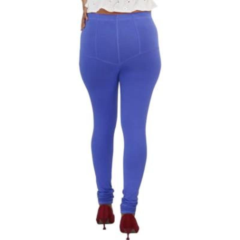 MADONA  Full Lenth Western Wear Leggins (Solid) Purple Pack of 1