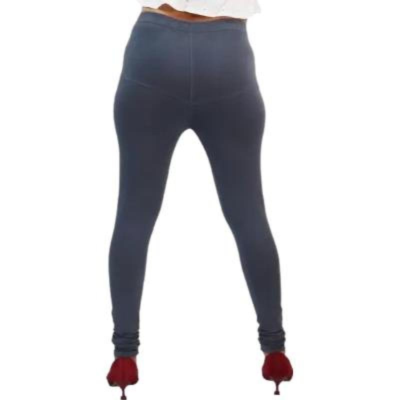 MADONA Full Lenth Western Wear Leggins (Solid) Black & Grey Pack of 2