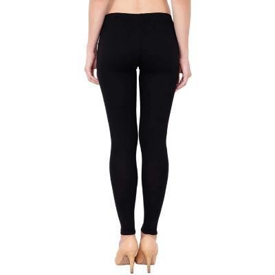 MADONA Full Lenth Western Wear Leggins (Solid) Black & Grey Pack of 2