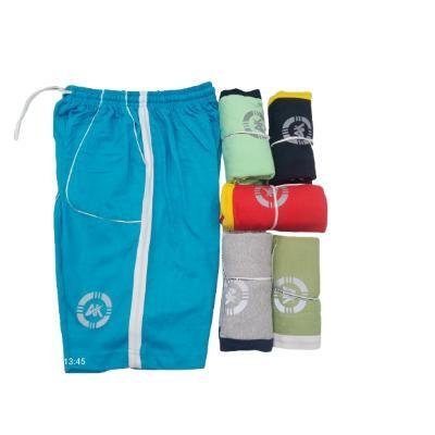 Ankit 2XL Pocket Shorts For Boys Casual Solid Cotton Lycra (Difference Color Pack Of 6 )