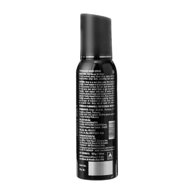 Fogg Marco No Gas Deodorant for Men, Long-Lasting Perfume Body Spray, Black 120 ml(Pack Of 1)