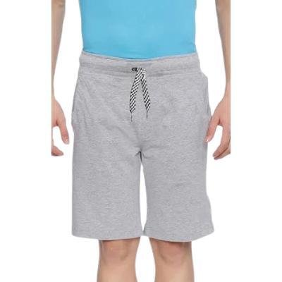 Ankit Bermunda Shorts For Boys Casual Solid Cotton Lycra (Grey, Pack Of 1)