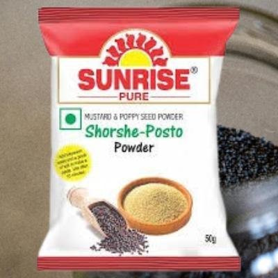 Sunrise Sorshe Posto Powder (50 Gram)(PACK OF 1)