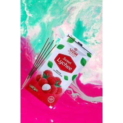 Sweet Lychee 120 Gram Zipper Agarbatti (Pack of 3 )